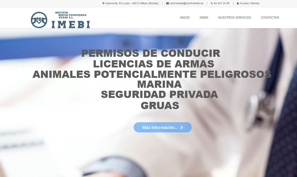 Nueva página web de IMEBI